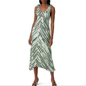 Proenza Schouler White Label Printed Knot Sleeve Dress